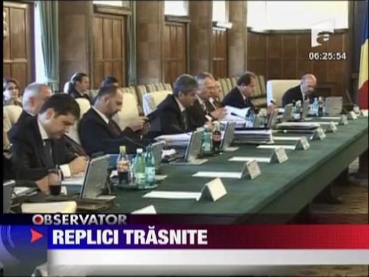 Replici trasnite la Guvern