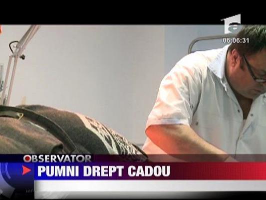 Pumni, cadou de ziua lui