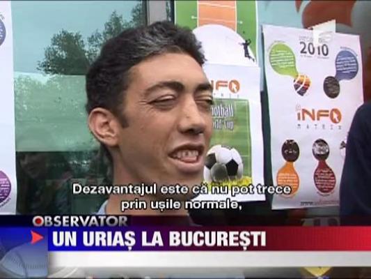Cel mai inalt om din lume a vizitat Bucurestiul