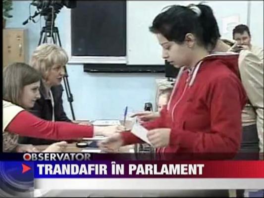 Teo Trandafir merge in Parlament