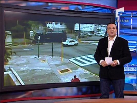 IMAGINI SOCANTE Strivit de camion!