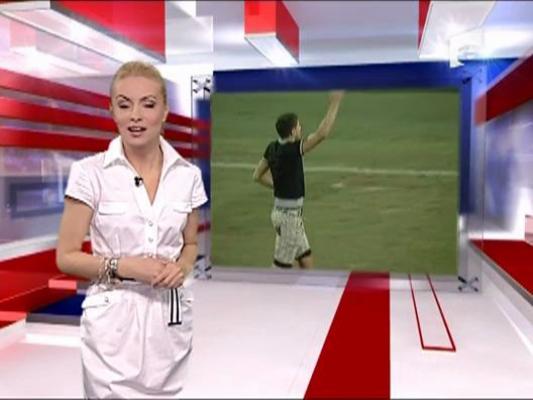 Cristi Tanase fotbalist aproape ratat!