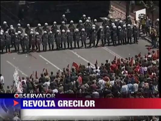 Lupte de strada in Grecia