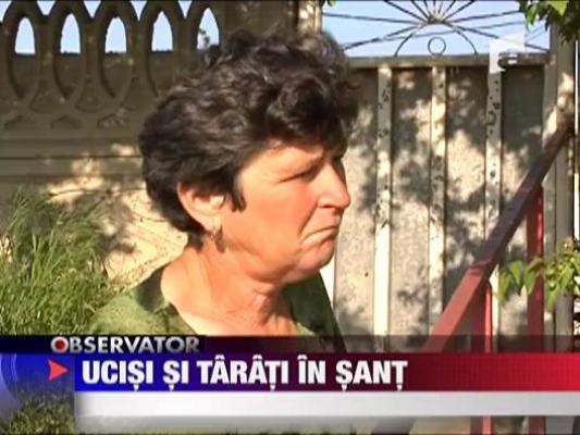 Doi soti din Galati au fost ucisi de o masina, apoi tarati in sant