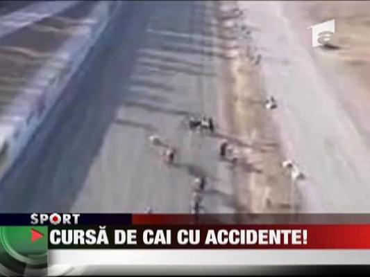 Cursa de cai cu accidente