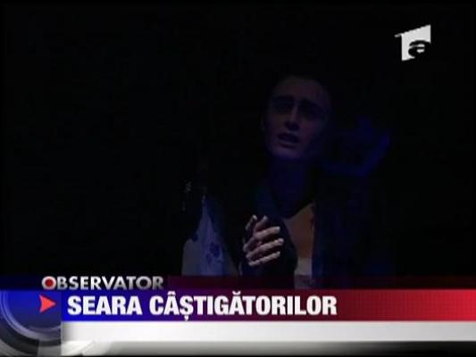 Seara castigatorilor! Gala teatrului tanar