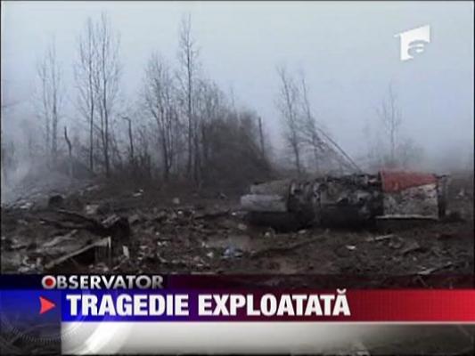 Locul mortii lui Lech Kaczynski a intrat in circuitul firmelor de turism