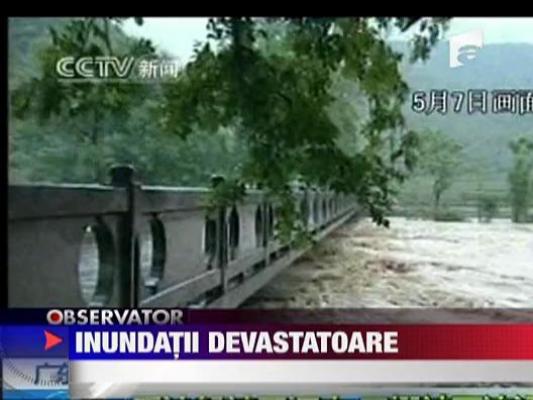 Inundatii devastatoare in China