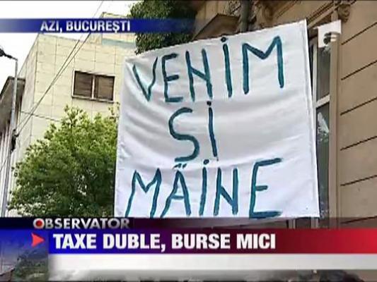 Studentii au dat startul protestelor