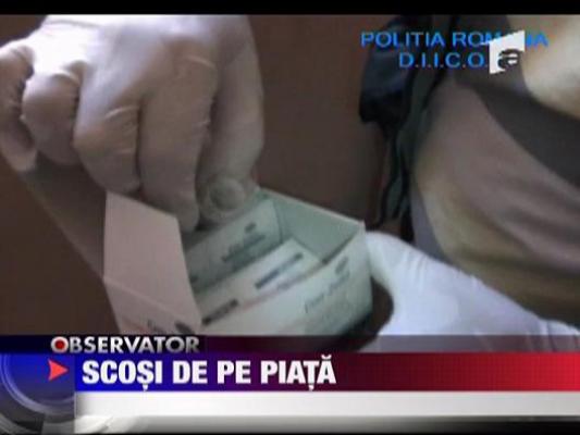 Scosi de pe piata