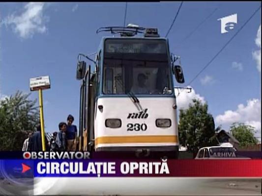 Tramvaiele de pe linia 41 nu vor circula duminica