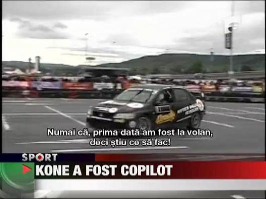 Yssouf Kone a fost copilot de raliuri