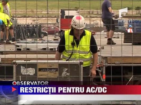 Concertul AC/DC vine cu restrictii in trafic