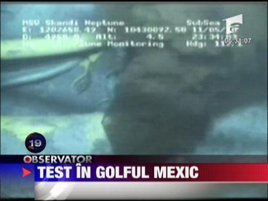 Test in Golful Mexic