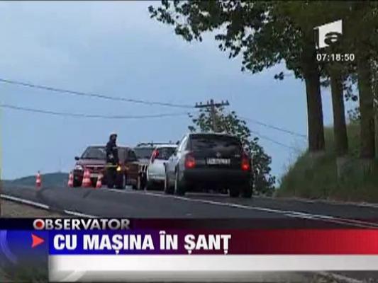 Cu masina in sant