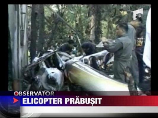 Un elicopter s-a prabusit peste o casa in Filipine