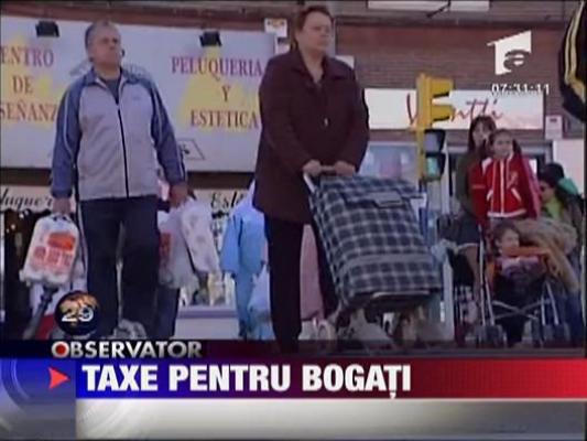 Taxe pentru bogati in Spania