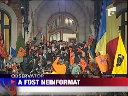 A fost neinformat