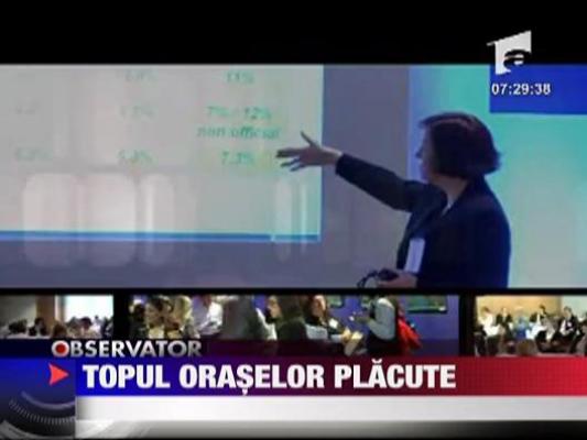 Topul oraselor placute