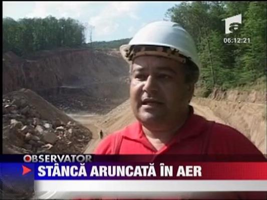 Stanca aruncata in aer