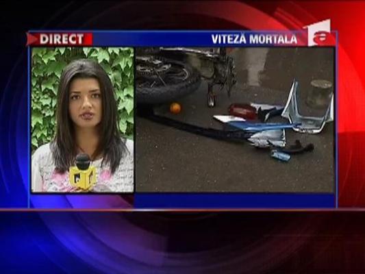 Un tanar a murit intr-un accident de motocicleta. Sotia este in stare grava in spital