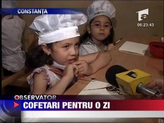 Copii, cofetari pentru o zi