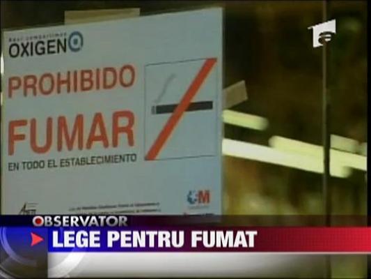 Lege antifumat in Spania