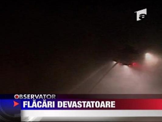 Flacari devastatoare langa Las Vegas