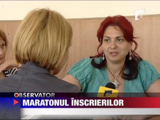 Maratonul inscrierilor la liceu