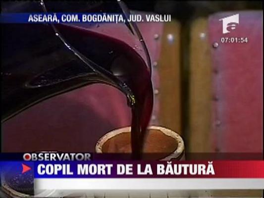 Fetita moarta de la bautura!