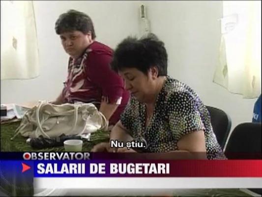 Salarii de bugetari