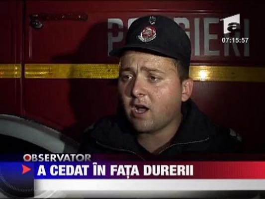 A cedat in fata durerii