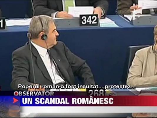 Scandal romanesc la Strasbourg!