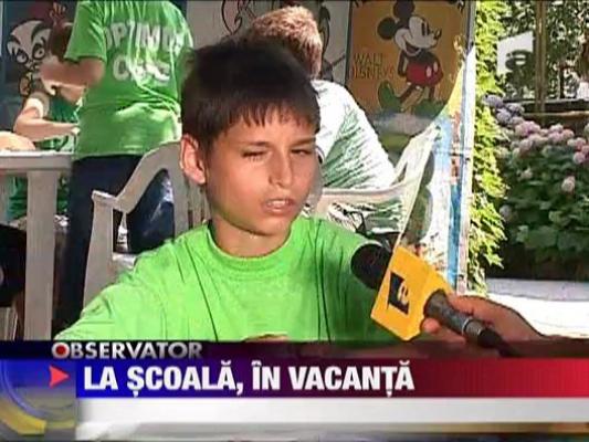 La scoala in vacanta