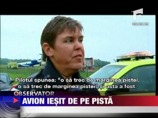 Avion iesit de pe pista