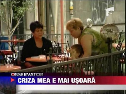 Bulgarii se lauda ca scapa de criza inaintea Romaniei