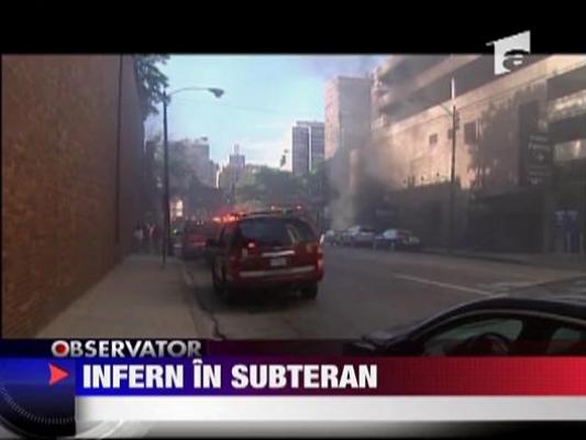 Incendiu la metroul din Chicago