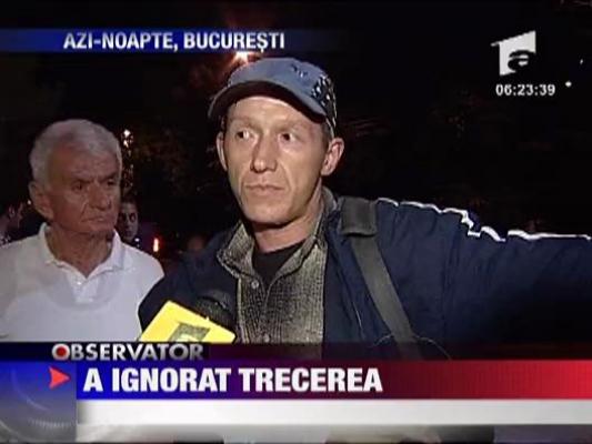 A ignorat trecerea si a murit