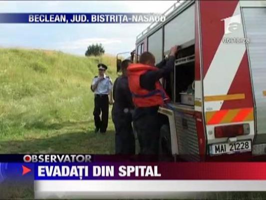 Evadare din spital, sfarsit in Somes