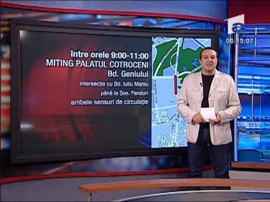 Restrictii de circulatie la Cotroceni in aceasta dimineata