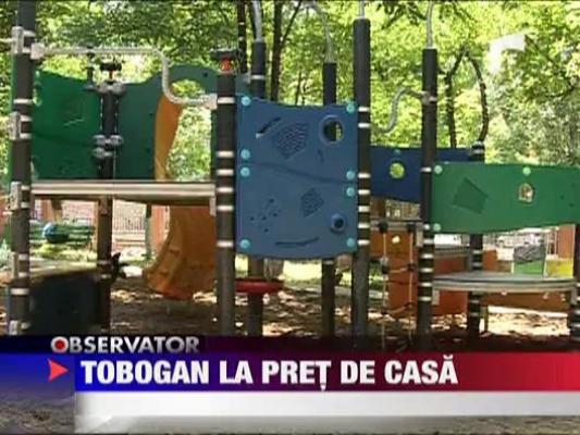 Tobogan la pret de casa