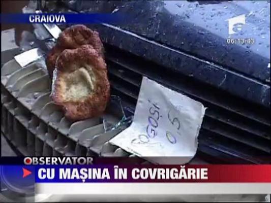 Cu masina in covrigarie