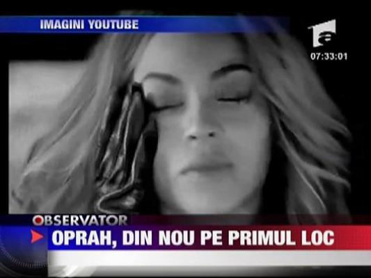 Oprah, din nou pe primul loc