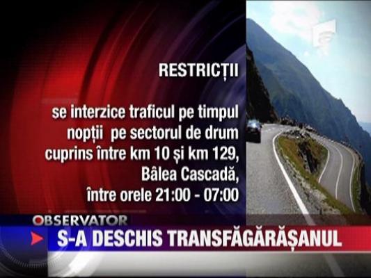 S-a deschis Transfagarasanul