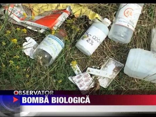 Bomba biologica! Eprubete pe camp