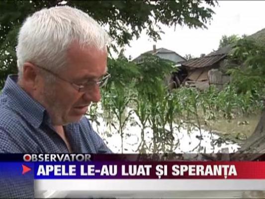 Apele le-au luat si speranta! Saucesti dupa dezastru