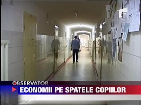 Economii pe spatele copiilor