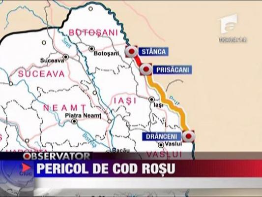 Pericol de cod rosu pe Dunare, Siret si Prut