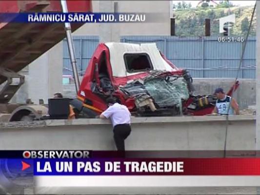 La un pas de tragedie