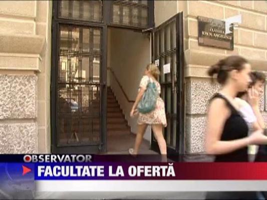 Facultate la super-oferta